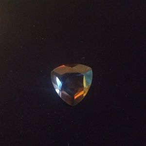 GEMSTONE 8.55ct Smoky Quartz( Pear) Trillion